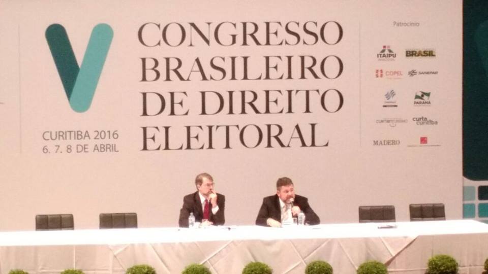 Procurador jurÃ­dico da Acamdoze participa doÂ V Congresso Brasileiro de Direito Eleitoral