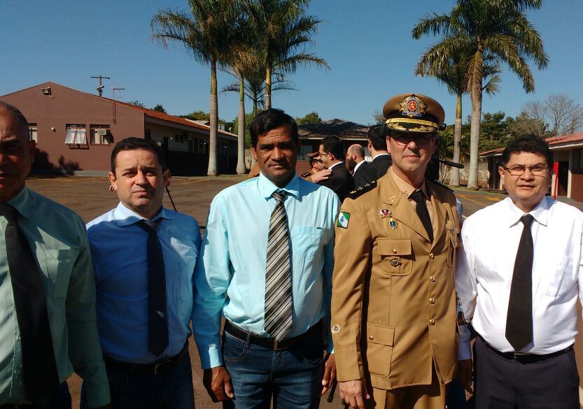 Vereadores de Quinta do Sol prestigiam posse do novo comando do 11Âº BPM de CM